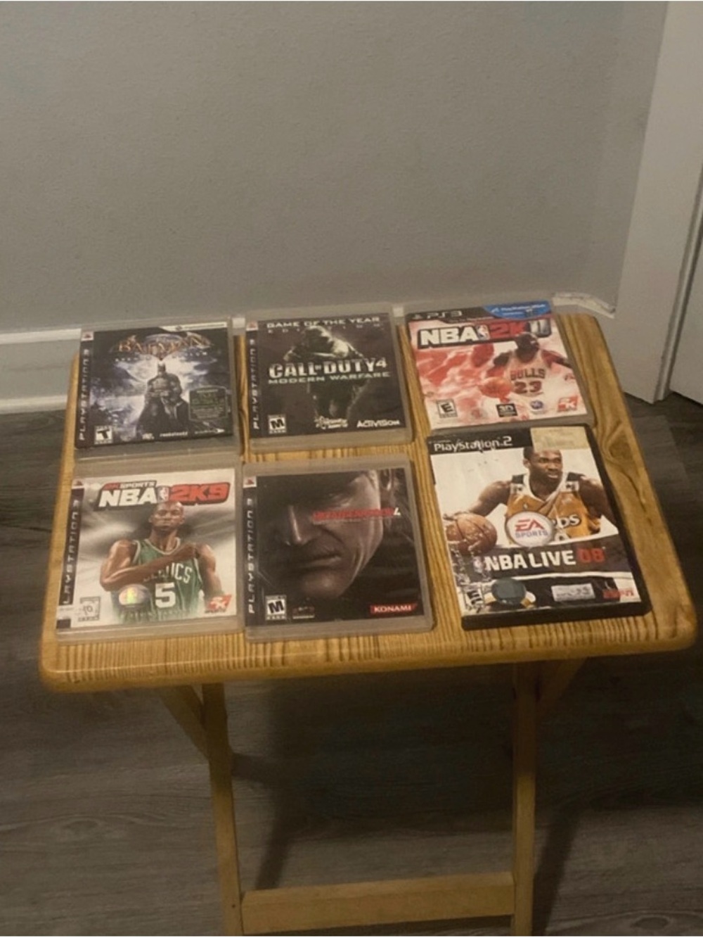Assorted Men's Video Game Collection - Black & White Covers